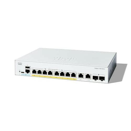 CISCO シスコ ラックマウントキット別途購入必要 Catalyst 1300 8-port GE...