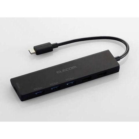 ELECOM エレコム USBHUB/USB-C/最大10Gpbs/USB-Ax5/Type-C-x...