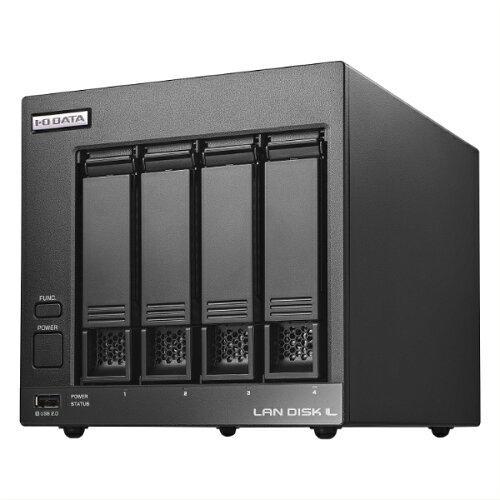 IODATA アイオーデータ 法人向け4ドライブNAS(ネットワークHDD)5年保証 8TB(HDL...