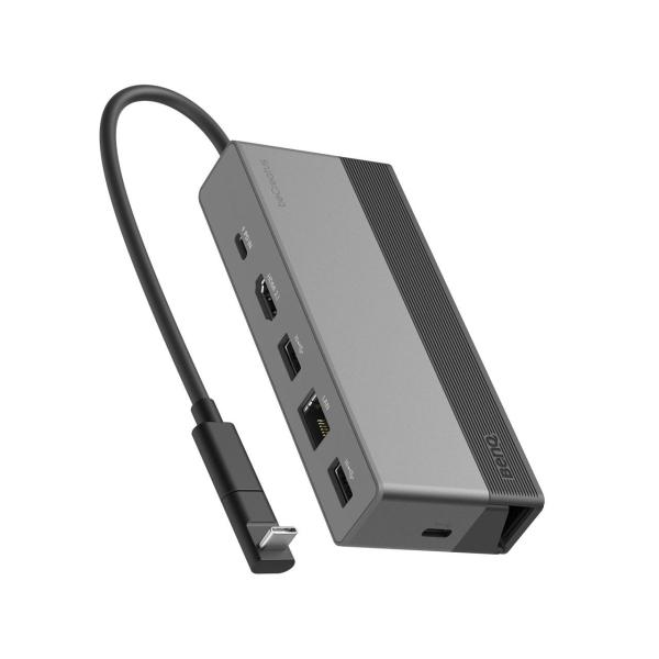 beCreatus GR10 7-in-1 USB4 モバイルドック (USB Type-C/HDM...