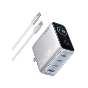 B2697N41 Anker Charger (140W 4 Ports) with USB-C ＆...