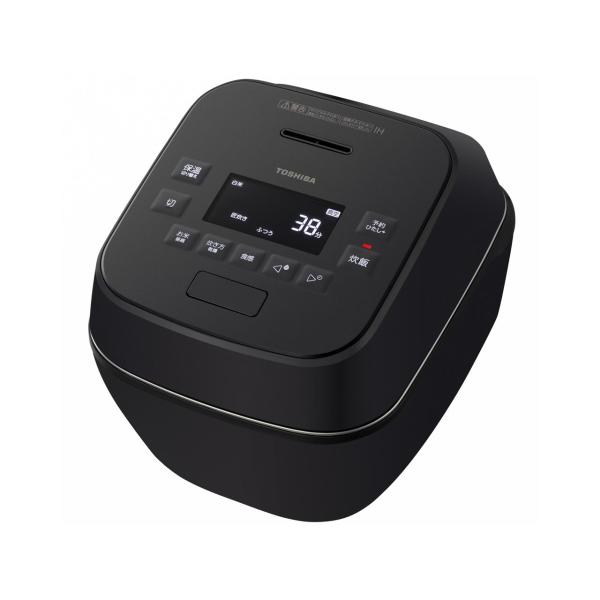 TOSHIBA 東芝 東芝 RC-10SGX(K) 真空圧力IH炊飯器 炎匠炊き 備長炭かまど丸釜 ...