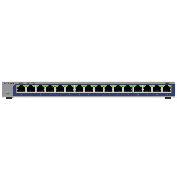 NETGEAR ネットギア GS116 ギガ16ポート アンマネージスイッチ(NGR-GS116-3...