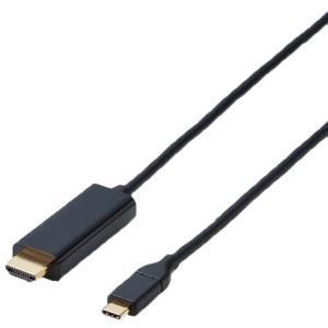 ELECOM エレコム 映像変換ケーブル/Type-C-HDMI/ミラーリング/1.0m(CAC-CHDMI10BK3)