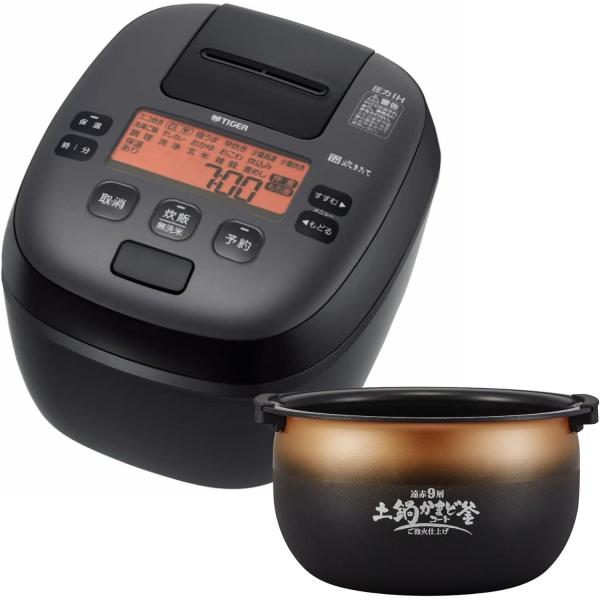 TIGER タイガー魔法瓶 炊飯器 炊きたて JPI-S10N-K ブラック