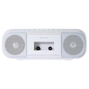 maxell ポータブルCDラジオカセットレコーダー MXCR-100 ホワイト CD