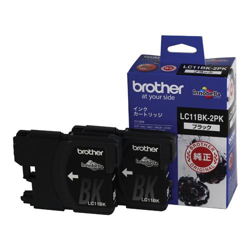BROTHER ブラザー インクカートリッジ ブラック　2個パック (LC11BK-2PK)