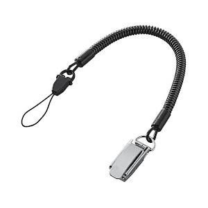 ELECOM エレコム スマートフォン用ストラップ/クリップ(金属)/70cm/ブラック(P-STC...