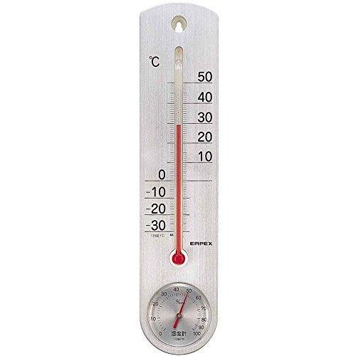 EMPEX(エンペックス) くらしのメモリー温・湿度計 掛け用 温度表示 湿度表示 ホワイト TG-...