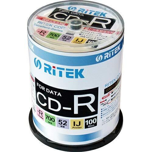 RiTEK チーフテック CDR700WPX100CKC データ用CD-R100