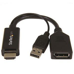 STARTECH.COM HDMI(入力) - DP(出力)変換アダプタ 4K解像度 HD2DP