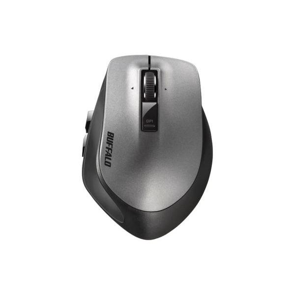 BUFFALO バッファロー 無線 レーザー プレミアムフィットマウス Mサイズ ブラック(BSML...