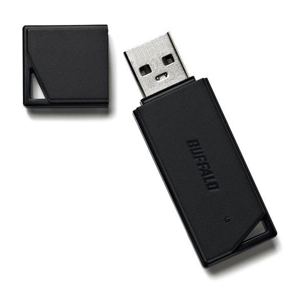 BUFFALO バッファロー USB2.0 どっちもUSBメモリー 16GB ブラック(RUF2-K...