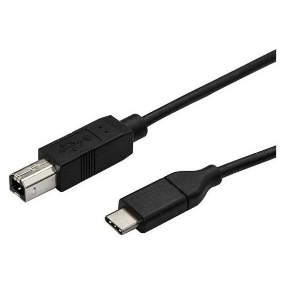 STARTECH.COM USB 2.0 ケーブル 3.0m USB-C(オス) - USB-B(オ...
