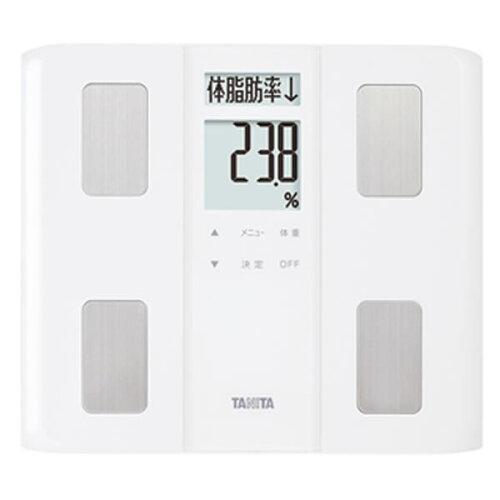 TANITA タニタ 体重 体組成計 50g 日本製 ホワイト BC-331 WH ダブル液晶採用で...