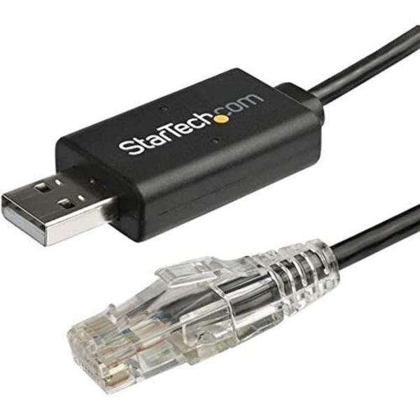 STARTECH.COM RJ45-USB Cisco互換コンソールケーブル1.8m Windows...