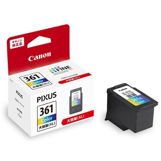 CANON キャノン キヤノン FINE カートリッジ BC-361XL 3色カラー