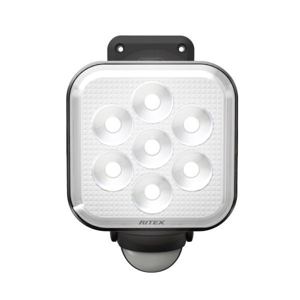 MUSASHI ムサシ 11W×1灯フリーアーム式LEDセンサーライト ブラック 本体サイズ: 幅 ...