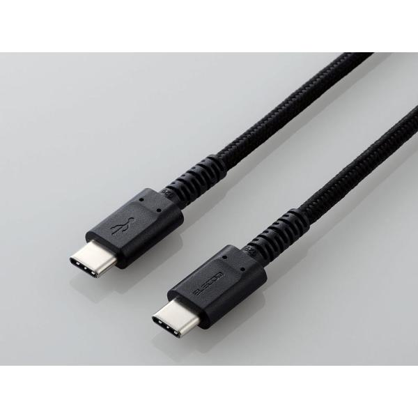 ELECOM エレコム スマホ・タブレット用USBケーブル/USB(C-C)/高耐久/Power D...