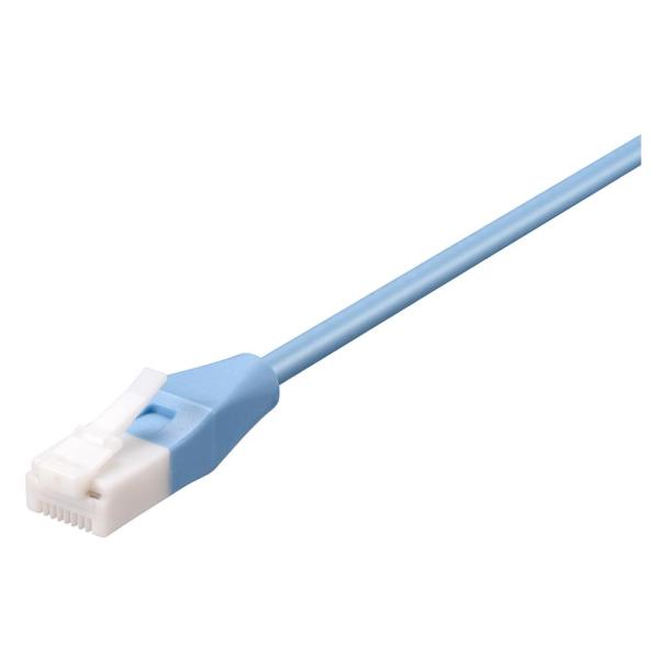 BUFFALO バッファロー ツメ折れないCat6 LANケーブルやわらか 2m ブルー(BL6TN...