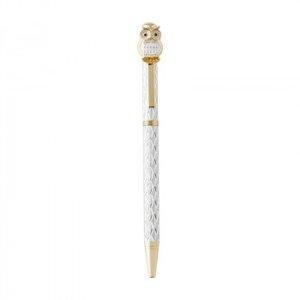 仁王インターナショナル ロイヤルアーデン スワロフスキークリスタルボールペン フクロウシリーズ3 シ...