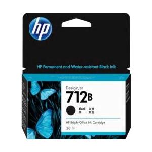 HP 712 712B 純正インク ブラック/カラー 4色セット 38/29mL 各1 計4個