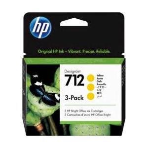 HP エイチピー HP712インクカートリッジ イエロー29mlx3(3ED79A)