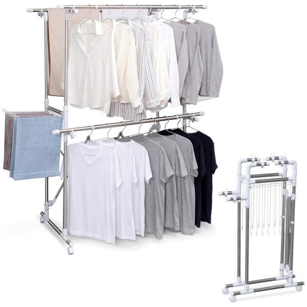 IRISOHYAMA アイリスオーヤマ 洗濯物干し 物干し 室内物干し 多機能 約4人用 組み立て簡...