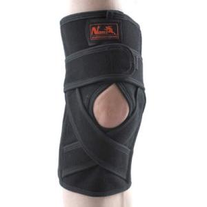 丸光産業 ニーレスキュークロスサポート ひざ用サポーター ブラック Mサイズ
