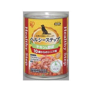 … ヘルシーステップ 10歳以上用チキン＆野菜 375g φ75×103mm P-HLC-10CV 1缶｜ecjoyecj22