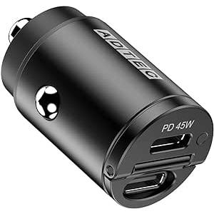 ADTEC アドテック Power Delivery対応 シガーソケットタイプ充電器/45W/USB...