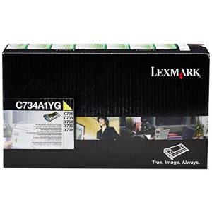 LEXMARK レックスマークレーザープリンタ リターンプログラムトナーカートリッジ・イエロー(6000枚) C734A1YG