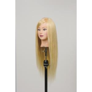 エヌ N.B.A.A. アップウィッグ II ハチ周り 約50cm 人毛100% ブロンド