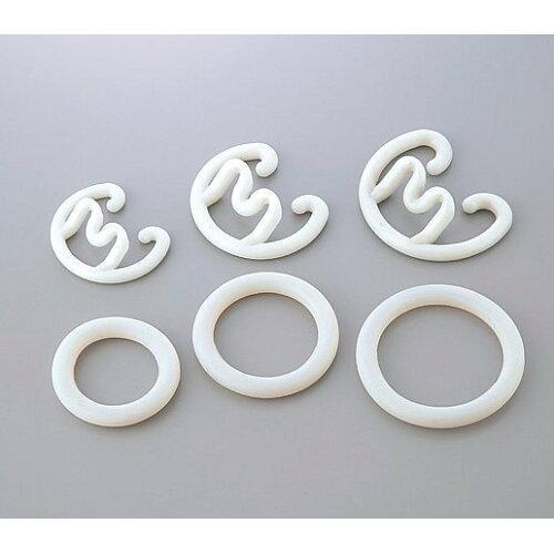 AS ONE リングペッサリー(子宮下垂・子宮脱・膀胱脱治療用リング)　M型　外径Φ80mm KRP...