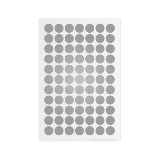 アズワン クライオドット Φ11mmタイプ シルバー 77ドット×6シート入LT-11SI3-872...