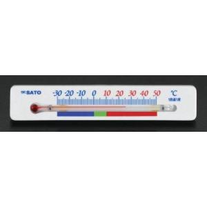 ESCO エスコ 冷蔵庫用温度計（マグネット付）　140×26×8mm EA722CB-14 1個