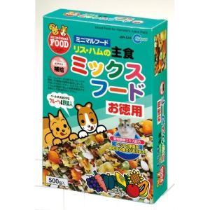 マルカン リス・ハムの主食 ミックスフード お徳用 500g ハムスターフード/フード(主食）/ハムスター用/リス用/小動物用品 　単品｜ecjoyecj23