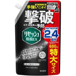 花王 リセッシュ 除菌EX デオドラントパワー 香りが残らないタイプ つめかえ用 特大 680ml 1個