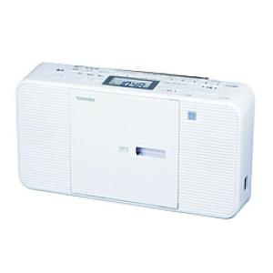 TOSHIBA 東芝 CDラジオ TY-C24-W ホワイト ワイドFM対応 CD