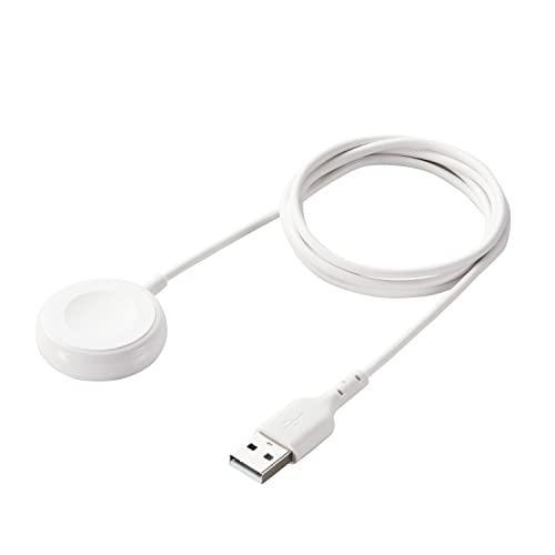 ELECOM エレコム Apple Watch磁気充電ケーブル/高耐久/USB-A/1.2m/ホワイ...