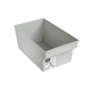 イノマタ化学 イノマタ #4666 シンプルストレージ ワイド (16×27.8×高さ11.5cm) グレー