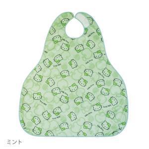日本エンゼル ハローキティ食事用エプロン ミント (S-600)