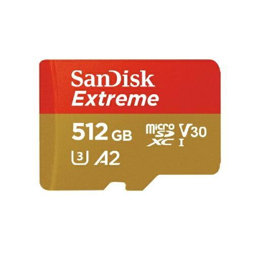 SANDISK サンディスク エクストリーム microSDXC UHS-Iカード 512GB(SD...