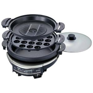 タイガー（TIGER） CQE-B200-TH グリル鍋 2枚タイプ （メタリック