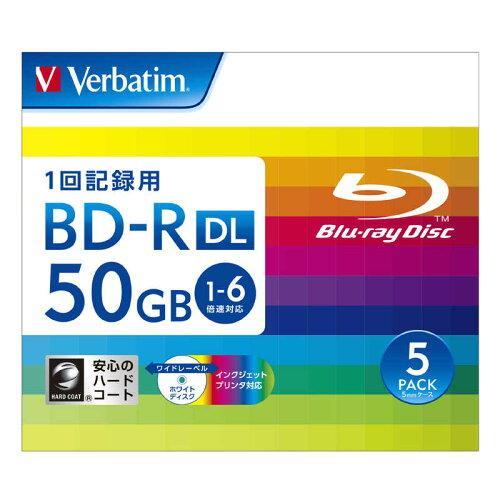 VERBATIM DBR50RP5V2 BDメディア 50GB データ用 6倍速 BD-RDL 5枚...