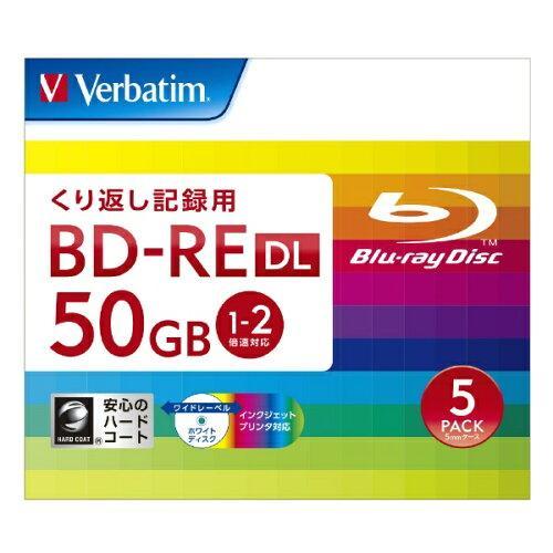 Verbatim DBE50NP5V2 BDメディア 50GB データ用 2倍速 BD-REDL 5...