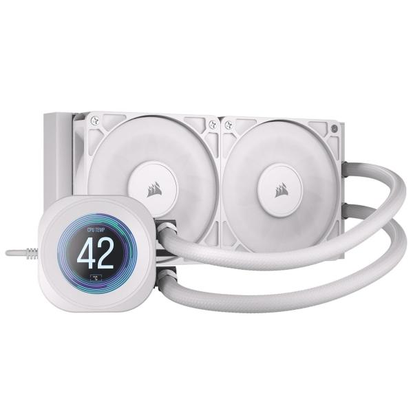 Corsair Memory NAUTILUS 240 RS LCD White (CW-90610...