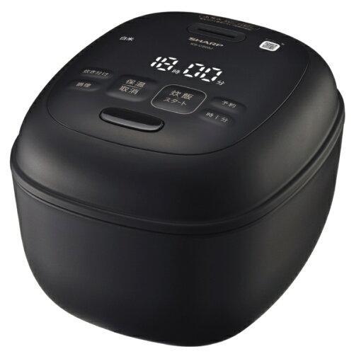 SHARP シャープ KSCS05JB ジャー炊飯器 ブラック KS-CS05J-B 3合 /マイコ...