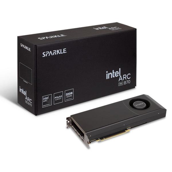 SPARKLE COMPUTER SPARKL Intel Arc Pro B70グラフィクスカード...