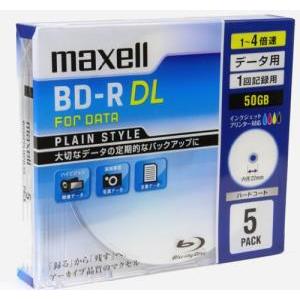 マクセル データ用ブルーレイディスクBD-R DL PLAIN STYLE (1〜4X対応)(BR5...